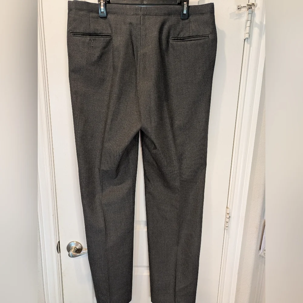 Vintage Sansabelt Jaymar-Ruby Men's Dress Slacks Gray Comfort Waist Trousers